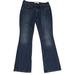 Levi's 515 Bootcut Mid-rise Stretch Denim Jeans Women's Size 4 Dark Wash 30x29